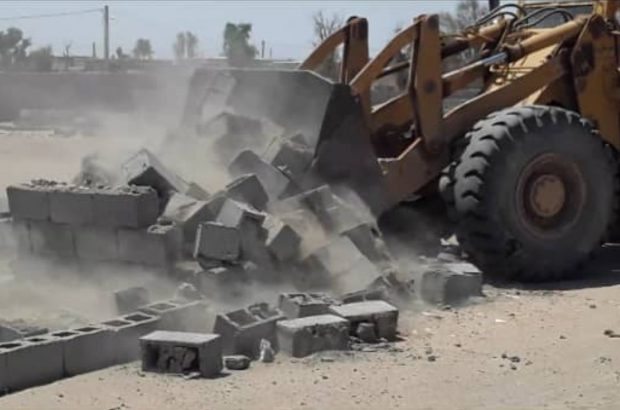 رفع تصرف هفت هزار متر مربع از اراضی دولتی در ریگان
