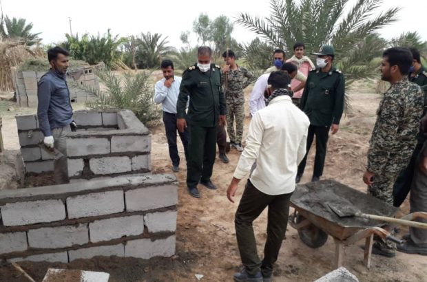 ساخت ۱۰۰ چشمه سرویس بهداشتی در مناطق سیل زده ریگان