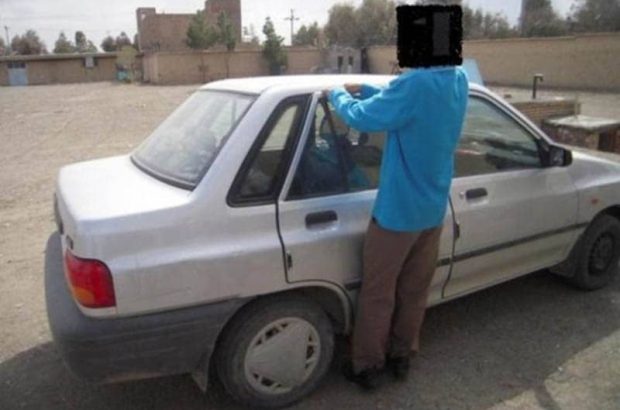 کشف خودروی سرقتی و دستگیری سارق در ریگان