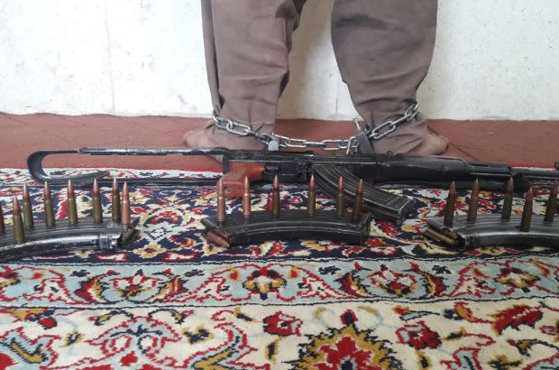 دستگیری شرور مسلح در عملیات پلیس اطلاعات و امنیت عمومی شهرستان  نرماشیر
